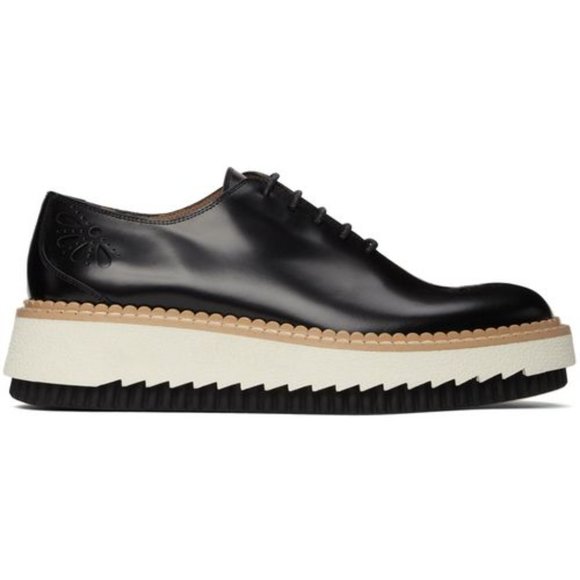 Chloé Black Kurtys Lace-Up Derbys NWT - Picture 2 of 5